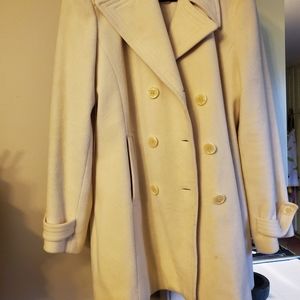 Esprit large cream women's coat